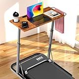 VTORY Adjustable Standing Desk for Walking Pad Treadmill, Desk for Cycling/Bike, Workstation Standing Table for Treadmills Walking Pads, Trainer Stand Table for Indoor,Attachment,Bar for Walking Pad