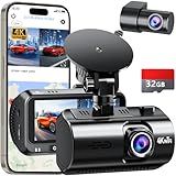 Front and Rear Dash Cam for Car: 4K+1080P Dual Dashcam Record Every Moment for Accident Evidence - 5G WiFi Quick Video Access 15-Min Install by Befumly