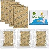 Wisesorb 75% Two-Way Humidity Control Packs, 60 Gram 5 Pack for Storing 1 lb, Size 60 Moisture Control Packets Individually Wrapped, Humidifier Packs for Storage Containers Hydration Packets