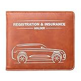 CANOPUS Car Registration and Insurance Holder with Magnetic Closure, Car Document Holder, Vehicle Glove Box Organizer, Wallet for Auto, Motorcycle, Truck and More, 1 Pack with EZ Pass Strip, SUV