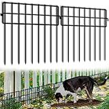KYATE 15ft(L) x 13in(H) Animal Barrier Fence, 15 Panels No Dig Garden Fences for Dog Rabbit, Rustproof Anti Digging Barriers, Gardening Edging Border Ground Defense for Outdoor Yard Patio