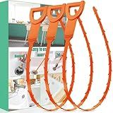 ARCTIC EAGLE Drain Snake Hair Drain Clog Remover - 3 Pack Shower Snake Sink Unclogger Tool with Exquisite Packaging