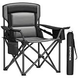 SONGMICS Folding Camping Chair, Max. Load Capacity 451.9 lb