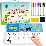 BenBen Preschool Learning Activities, 52 Pages, Tracing Books for Kids Ages 3-5, Kindergarten Workbooks, Toddler Writing Practice, Pre K Busy Book Educational Toys, Autism Learning Materials