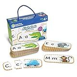 Learning Resources Alphabet Puzzle Cards, Kindergarten Readniness, Self Correcting Puzzles, Ages 4+