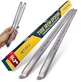 KT Deals Tire Iron Spoons Changing Tire Lever Bar Set Repair Tool Kit Tyre Changer Remover Heavy Duty Metal Steel for Motorcycle Bike Scooter Bicycle Mower (2pc 11.7 INCH)
