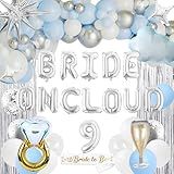 The Bride Is on Cloud 9 Bachelorette Party Decorations, Cloud 9 Bachelorette Bridal Shower Decorations for Women Girls