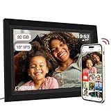 FRAMEO Digital Picture Frame- 10.1inch Digital Photo Frame with 1080 IPS Touch Screen HD Disply,Built-in 32GB Storage,Wall-Mounted,Digital Frame Share Photos and Videos via FRAMEO App