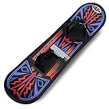 Flexible Flyer Avenger Kids Beginner Snowboard. Youth Plastic Snowboarding Toy Slider, 90 cm, 37 x 8 x 3 inches, Black