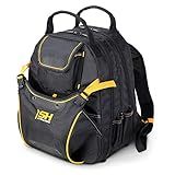 STEELHEAD 48-Pocket Heavy-Duty Tool Backpack, Padded Back Support, Reinforced Bottom, Rubber Feet, Perfect for Electricians, Plumbers, Contractors, HVAC Techs