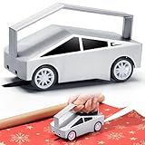Wrapping Paper Cutter, Wrap Cutter with 5 Replaceable Blades,Slider Wrap Cutter for Gift Wrapping Accessories,Gift Wrap Cutter Tool for Holiday Gift Wrapping and Birthday Christmas