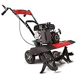 Earthquake 20015 Versa 2-in-1 Tiller Cultivator with a 99cc 4-Cycle Viper Engine, 2-in-1 Front Tine Tiller and Cultivator, Removable Side Shields and Outer Tines