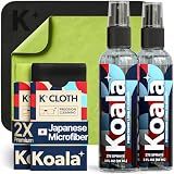 Koala Eyeglass Lens Cleaner Spray Kit | Japanese Microfiber (4 Piece Set)