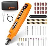 HARDELL Mini Cordless Rotary Tool, 5-Speed and USB Charging Rotary Tool Kit with 69 Accessories, Multi-Purpose 3.7V Power Rotary Tool for Sanding, Polishing, Drilling, Etching, Engraving, DIY Crafts