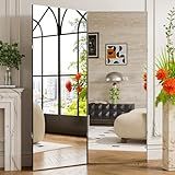 brisafe 360-Degree Folding Full-Length Mirror - 71" x 55"Oversized Anti-Shatter Nano Film Mirror, Space-Saving Foldable Design for Home Gym/Yoga Studio, 60% Commercial Insurance Discount, White