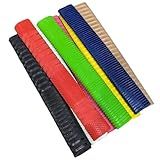 Cricket Bat Grips: Premium Durable Rubber Grips - Pack of 4, Multi-Color Options, Enhanced Shock Absorption