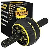 Ab Roller Wheel - Ab Wheel Roller & Knee Mat - Rueda Para Abdominales - Abdominal Wheel - Abs Roller for Men & Women - Home Gym Equipment