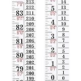 Tatuo Growth Chart Wall Labels Height Indicator Tape Ruler Growth Chart Decor Height Indicator Adhesive Ruler for Home Room Measuring(White)