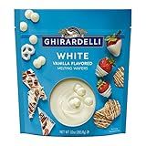GHIRARDELLI White Vanilla Flavored Melting Wafers, 10 OZ Bag
