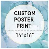 wall26 Custom Poster Prints - Upload Your Image/Photo, Personalized Photo to Poster Printing, Durable and Waterproof, Home Decor Wall Art Prints - 16x16 inches
