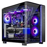 Skytech Gaming King 95 Desktop PC, Ryzen 7 9800X3D 4.7 GHz (5.2 GHz), NVIDIA RTX 5070 Ti 16GB, 2TB Gen4 NVMe SSD, 32GB DDR5 RAM 6000 RGB, 850W Gold PSU, 360mm ARGB AIO, Wi-Fi, Win 11