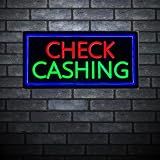 Check Cashing Sign LED Neon Sign Light up Sign. (Check Cashing)
