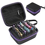 YINGJEE Nail Drill Bits Holder 80 Holes, Dustproof Nail Art Drill Bits Stand Display Storage Box and Nail Drill Bits Manicure Tools (Black)
