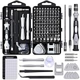 SHOWPIN 122 in 1 Precision Computer Screwdriver Kit, Laptop Screwdriver Sets with 101 Magnetic Drill Bits, Computer Accessories, Electronics Tool Kit Compatible for Tablet, PC, iPhone, PS4 Repair