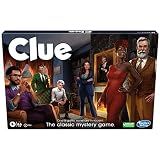 Clue Board Game for Ages 8 and Up, Reimagined Clue Game for 2-6 Players, Mystery, Detective, Family Games for Kids and Adults