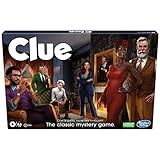 Clue Board Game for Ages 8 and Up, Reimagined Clue Game for 2-6 Players, Mystery, Detective, Family Games for Kids and Adults