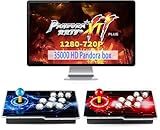 TOJASDN 35000 Games in 1 Pandora Box Retro Arcade Game Console with Two Separate Host for PC & Projector & TV 3D 1-4 Players Category Favorite List Save/Search/Hide/Pause/Delete