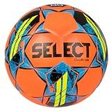 Select Club DB V22 Soccer Ball, Orange/Blue/Yellow, Size 5
