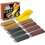 TOVPADE 54PCS Premium Micro Sander, Detail & Mini Sander Block – Precision Small Hand Sanding Tool, 80–800 Grit Sandpaper Kit, 3-in-1 Set for Wood, Crafts, Furniture, Tight Spaces & DIY Projects