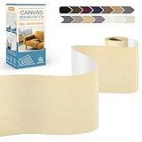 KING MOUNTAIN Canvas Repair Tape,Outdoor Gear Patch, 4×63 Inches,Waterproof,Self-Adhesive for Repairing Boat Covers,Sun Shades,Sofas,Tents,Lounge Chairs,Awnings (Beige)