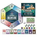 Paycheck to Billionaire: Master Financial Freedom - Smart Investing & Cost Management Board Game - Ideal for Game Night, Educational Play - Perfect for Boys and Girls Ages 8+, Adults and Family