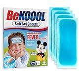 BEKOOOL Soft Gel Sheets for Kids for Cooling Relief from Fever discomfort | 4 Count