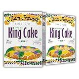 Mam Papaul's Mardi Gras King Cake Mix with Praline Filling (2 Items Per Order)