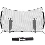 AOLIGEIJS Sports Barrier Net,Sports Net,Barricade Backstop Net,Perfect for Baseball,Softball,Soccer, Basketball,Lacrosse