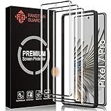 FANGTIAN 3-Pack 3D Curved for Pixel 7 Pro Screen Protector Tempered Glass, 9H Glass for Google Pixel 7 Pro 6.7Inch -[Fingerprint Unlock][Alignment Tool]