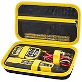 Case for Klein Tools VDV500-705/VDV500-820/VDV500-063 Wire Tracer Tone Generator & Probe Kit Continuity Tester, Universal Storage Bag for Ethernet, Telephone, Speaker, Coax, Video, Cable Toner -Yellow