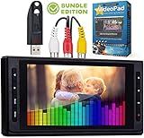 ClearClick Video to Digital Converter 3.0 (Third Generation) - Record Video & Audio from VCR's, VHS, AV, RCA, Hi8, Camcorder, DVD, Turntables, Cassette Tapes (Bundle) [Requires Working VCR/Camcorder]