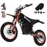 Tuttio Soleil01 Electric-Dirt-Bike for Teens Adults, 14"/12" Fat Tire 2000W 37MPH Electric-Motorcycle with 48V 21AH Battery Ebike 200NM Hydraulic Brakes Mountain Off-Road EBike