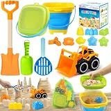 Collapsible Beach Sand Toys for Kids, Sandbox Toys Summer Travel Essentials