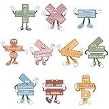 Sereliy Math Symbol Posters Bulletin Board for Classroom Decor, 10PCS Math Symbols Education Learning Posters, Mathematics Sign Cutouts for Elementary School Grade 2th 3th 4th 5th