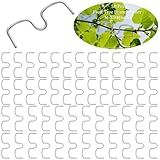 MorningRo 50 Pcs Fruit Tree Limb Spreaders Plant Tying Machine Puller Branchs Preaders Plum Tree Open Angle Pull Branch Stereotyped Tying Bending Farm Tools, M-3.94(Inch), Galvanized