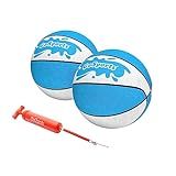 GoSports Water Basketballs 2 Pack - Size 3 (7 Inch), Great for Swimming Pool Basketball Hoops