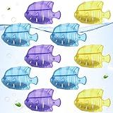 10PC Humidifier Cleaner Fish Universal Humidifier Tank Cleaner Works in All humidifiers and Fish Tanks Purifies Water, Prevent Hard Water Build-Up,Demineralization Cleaner(Blue Yellow Purple)