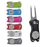 Juka Sports Groomsman Custom Engraved Golf Divot Tool with Ball Marker - Personalized Foldable Golf Repair Tool for Men - Premium Golf Gift for Groomsmen, Bachelor Party Favors, Groomsmen Proposal