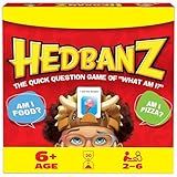 Spin Master Games, Hedbanz 2023 Edition with New Cards, Picture Guessing Board Game, for Family & Kids, 2-6 Players, for Ages 6 & Up