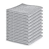 10PCS Set Non-Scratch Steel Wool Dishcloth - Multi Purpose Wire Dishwashing Rags Kitchen Towels and Dishcloths Sets Durable Cleaning Pads Bathroom Home Essentials Cleaning Supplies Tools